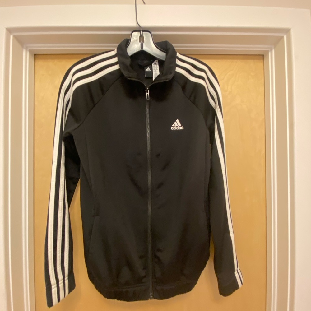 Adidas 3 stripe jacket women’s size small
